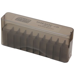 MTM CaseGard J20MLD41 SlipTop Ammo Box  3030 Win4570 Gov Clear Smoke Polypropylene 20rd