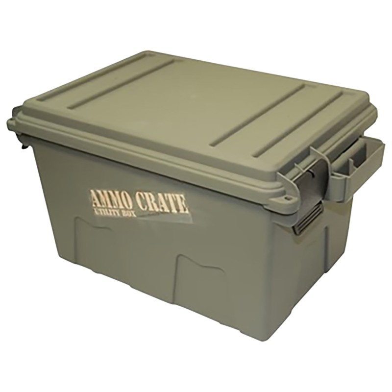 MTM CaseGard ACR718 Ammo Crate Utility Box Army Green Polypropylene