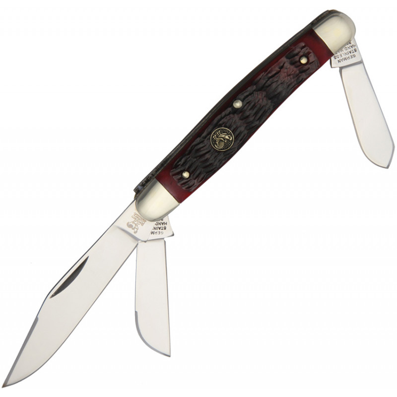 Stockman Walnut Red Pick Bone