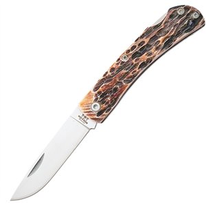 Lockback India Stag Bone