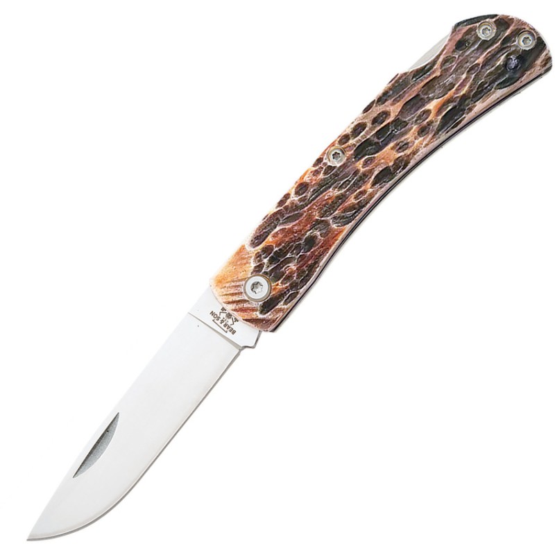 Lockback India Stag Bone