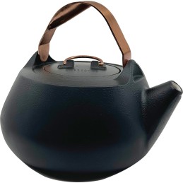 Enamel Lined Cast Iron Teapot