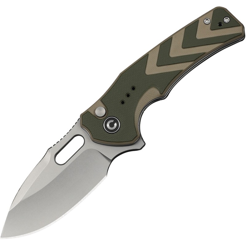 Vexron Button Lock Grn/Tan