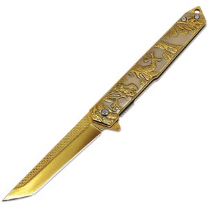 Linerlock A/O Dragon Gold