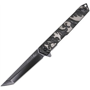 Linerlock A/O Dragon Blk/Slv
