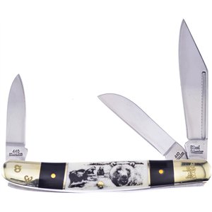 Wrangler Bear Etch Bone