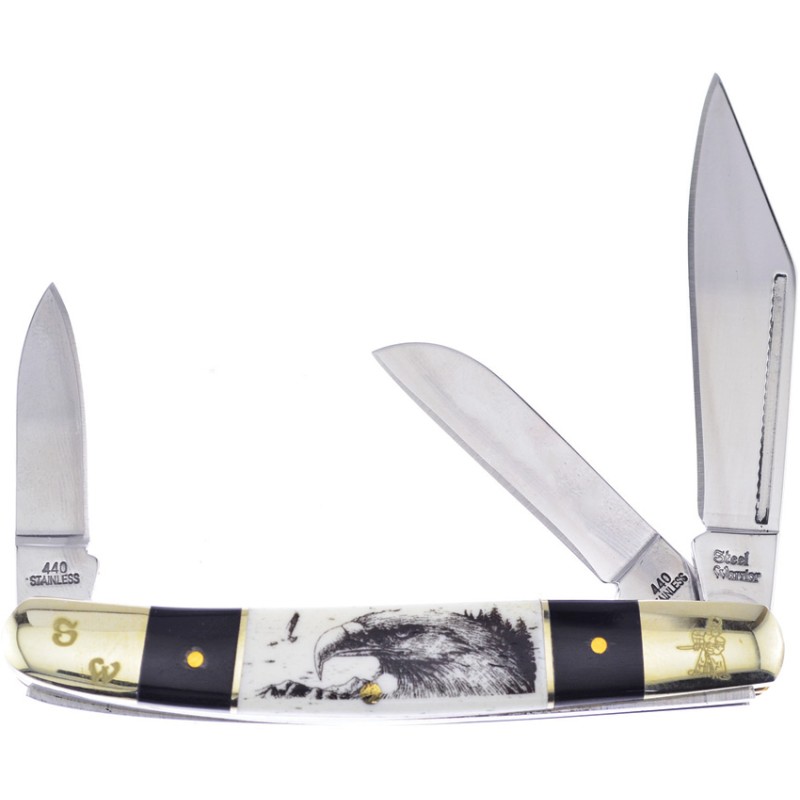 Wrangler Eagle Etch Bone