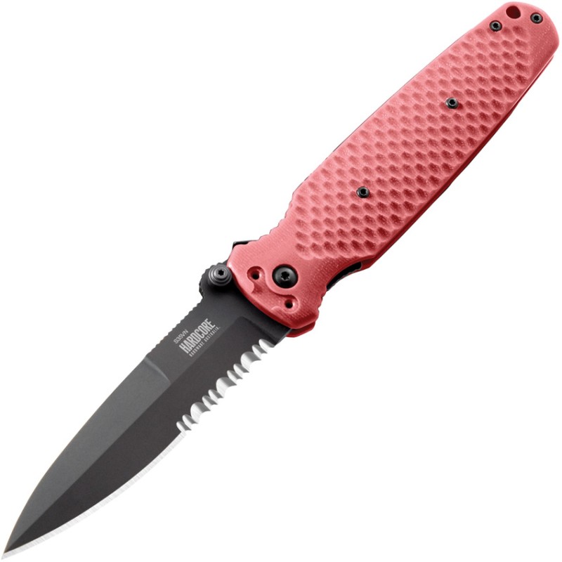 HHA Covert 01 Linerlock BlkRd