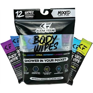 Klean Freak Body Wipes 12-Pack