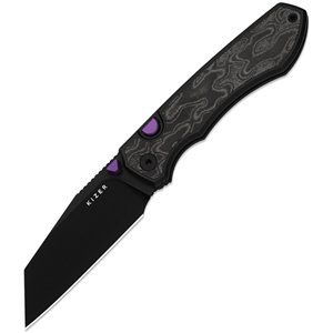Wharning Button Linerlock Blk