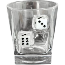 Lucky Dice Glass