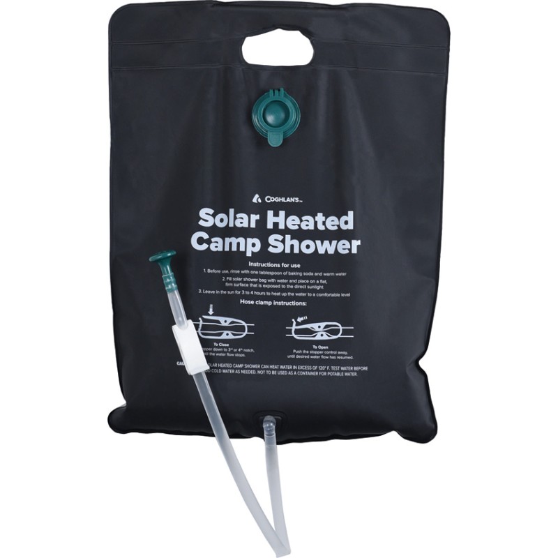 Solar Heated Camp Shower