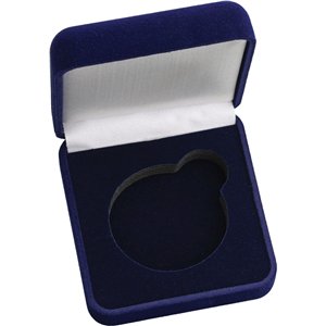 Blue Velvet Coin Box
