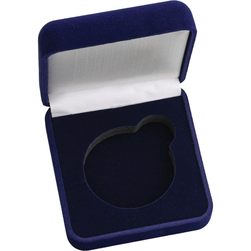 Blue Velvet Coin Box