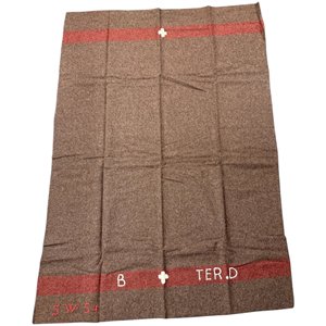 Swiss Brown Wool Blanket