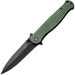 RS71 Linerlock Green Mic