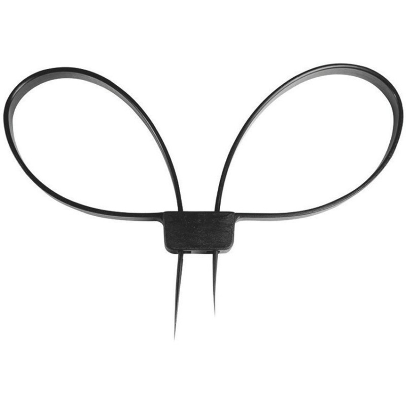 Black Plastic Handcuffs