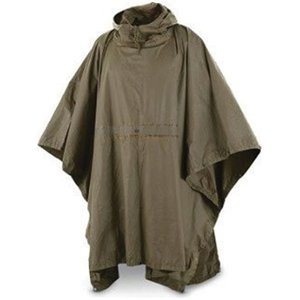 German OD Poncho Used