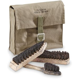 German Shoe Cleaning Kit used