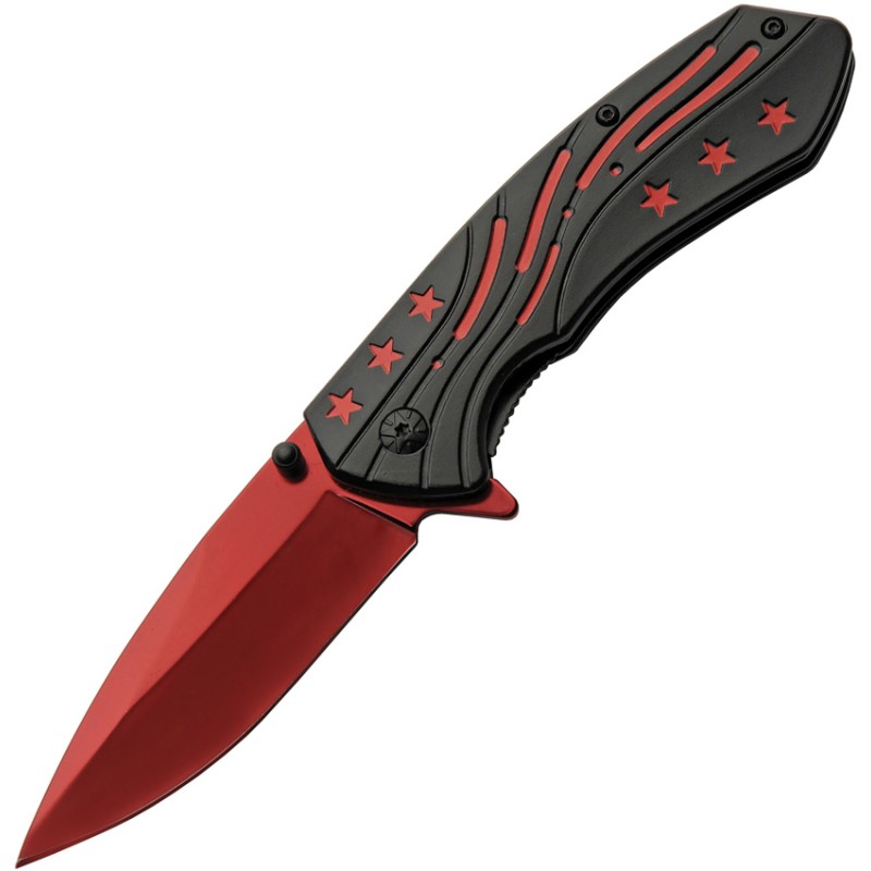 Red Stars Linerlock