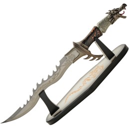 Dragon Fang Sword W/Stand