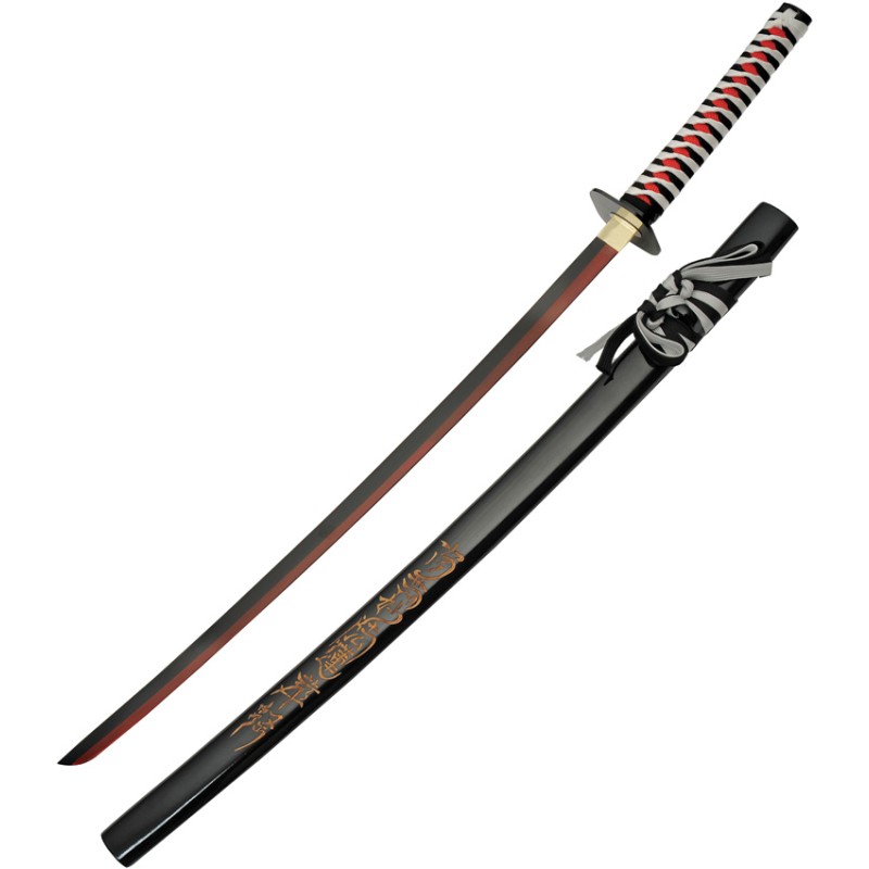 White Decorative Samurai Sword