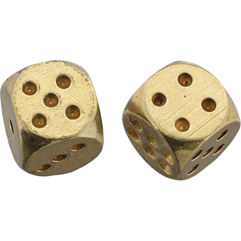 Small Brass Dice