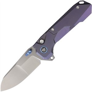 Cosmic Button Linerlock Ti Blu