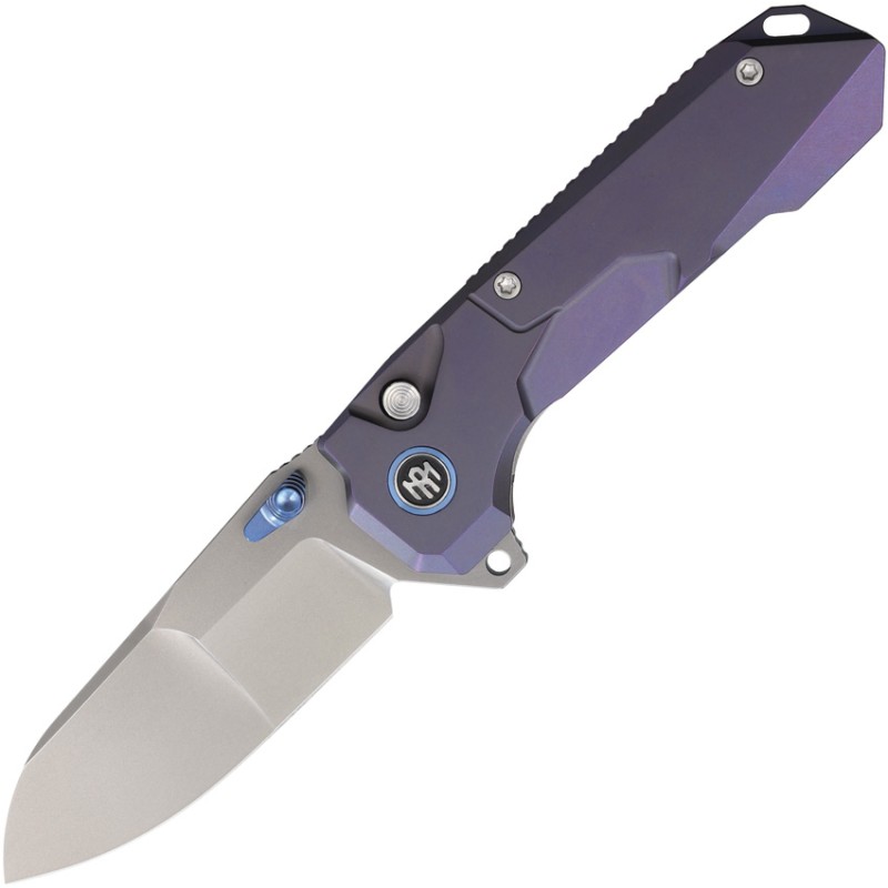 Cosmic Button Linerlock Ti Blu