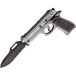 Pistol Linerlock A/O Gray