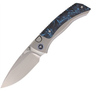 Steed Button Framelock Blue