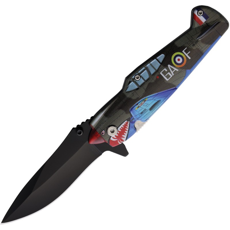 Fighter Plane Linerlock A/O