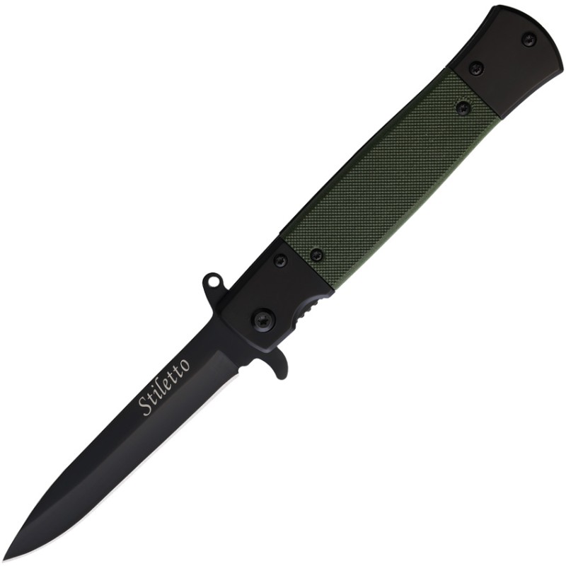 Stiletto Linerlock A/O Green