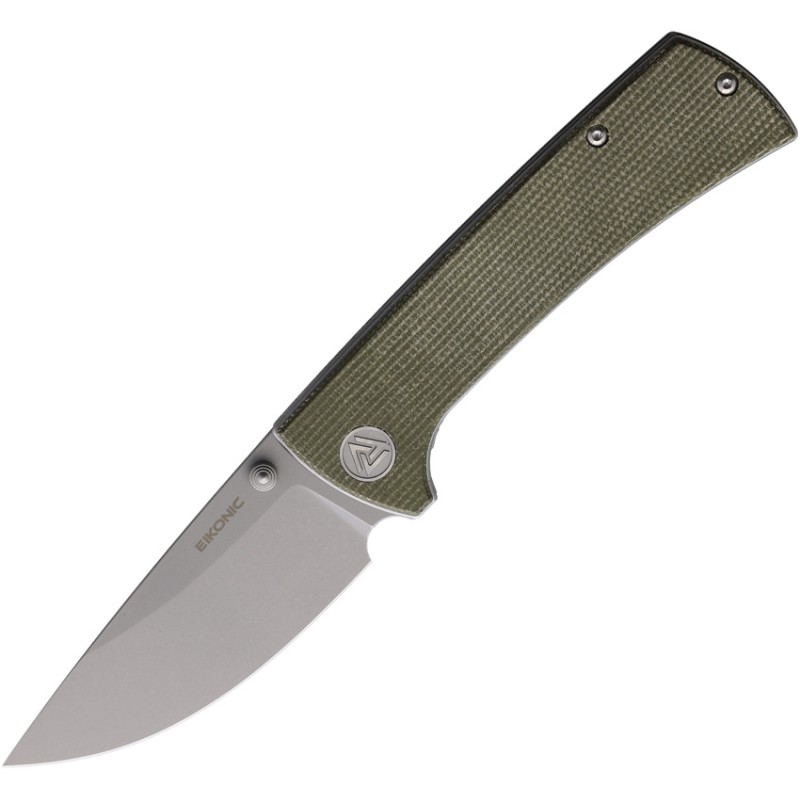 RCK9 Linerlock Green Mic