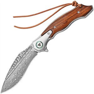 Lepus-01 Linerlock Damascus