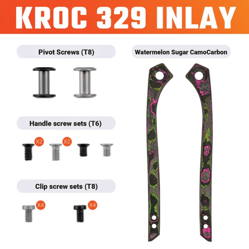 Kroc 329 Inlay Watermelon