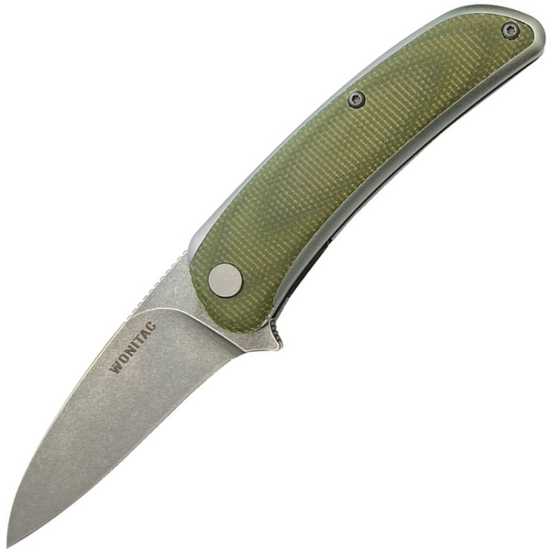 Linerlock Green Micarta