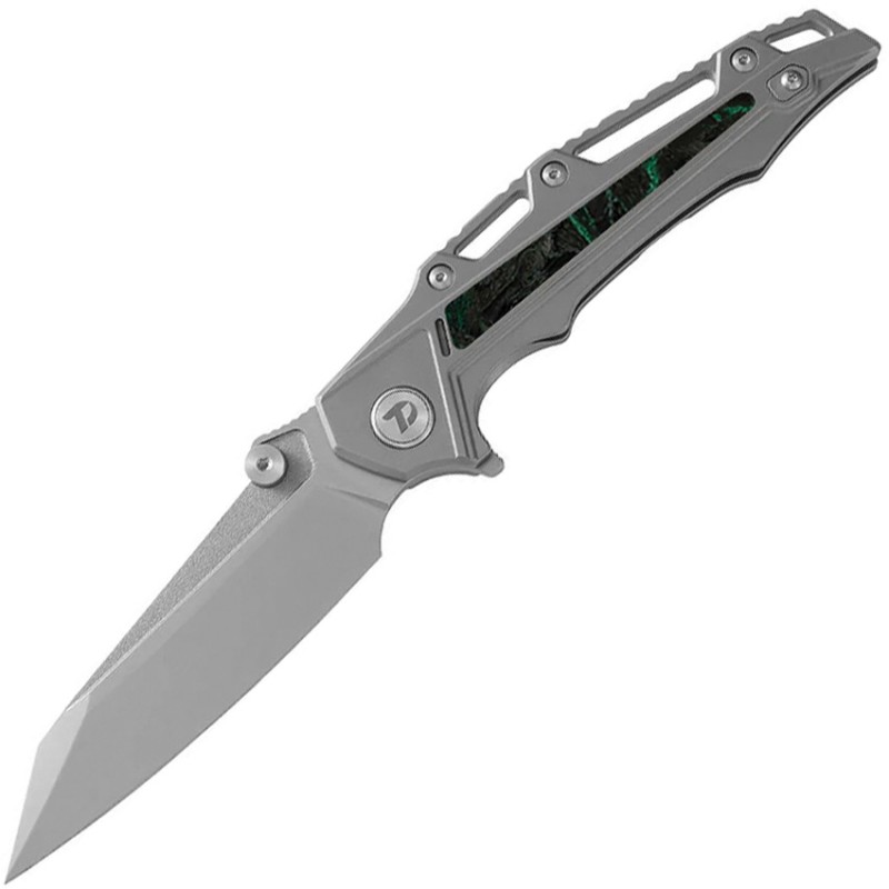 Framelock Ti/Green CF