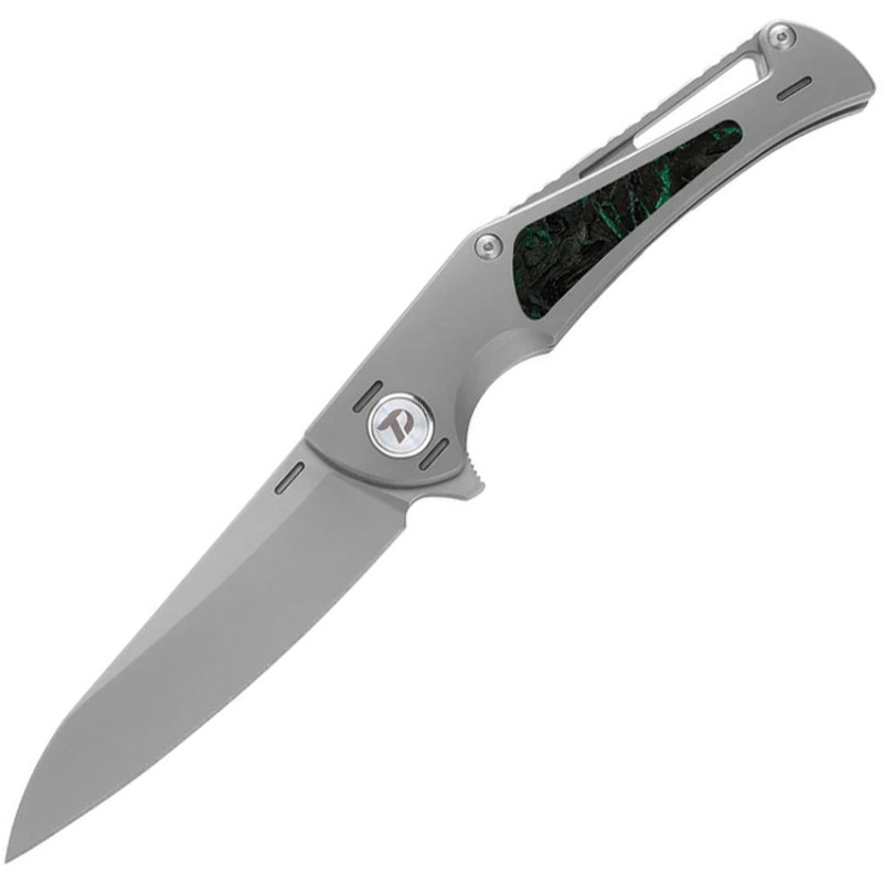 Framelock Ti/Green CF