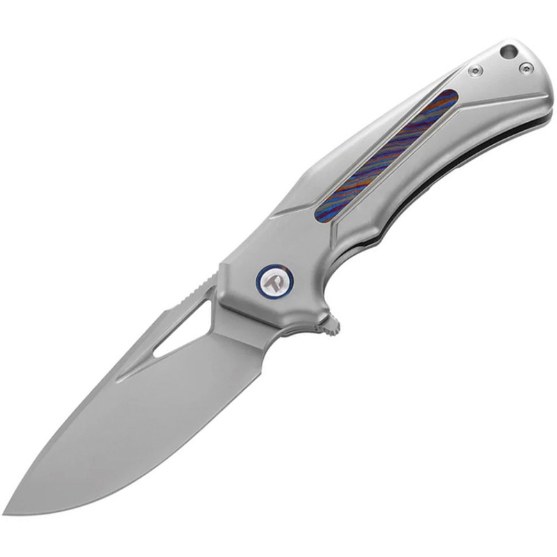 Framelock Gray Ti/Zirc