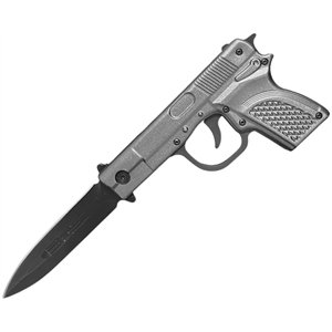 A/O Pistol Linerlock Gry/Blk