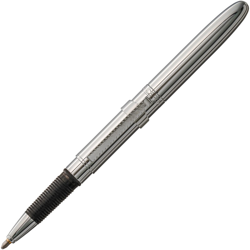 Chrome Bullet Grip Space Pen w