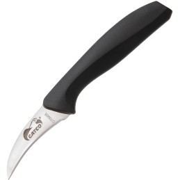 Curved Paring Knife Black