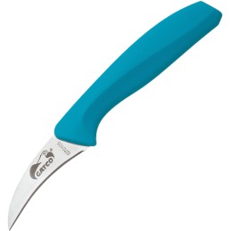 Curved Paring Knife Teal