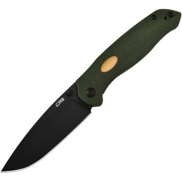 Aes Linerlock Green Micarta