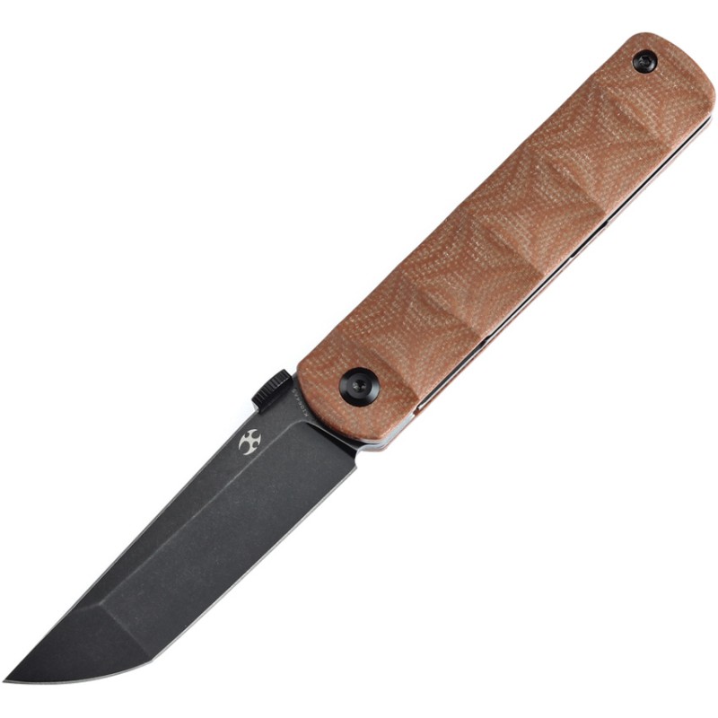 BTF Linerlock Brown Micarta