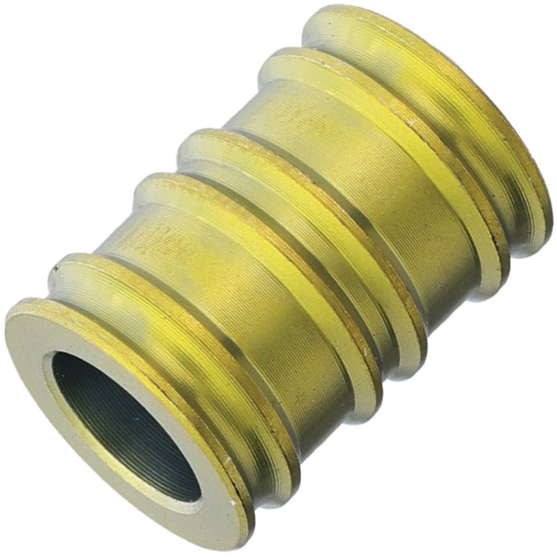 Tall Yellow Titanium Bead