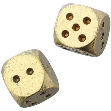 Small Brass Dice