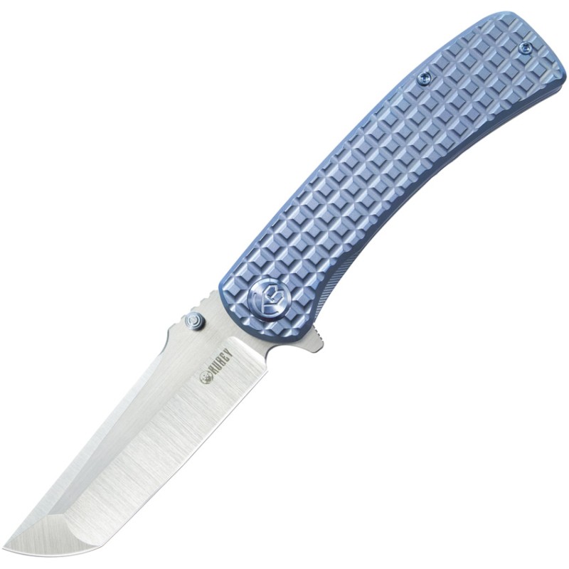 Interflow Framelock Ti Blue