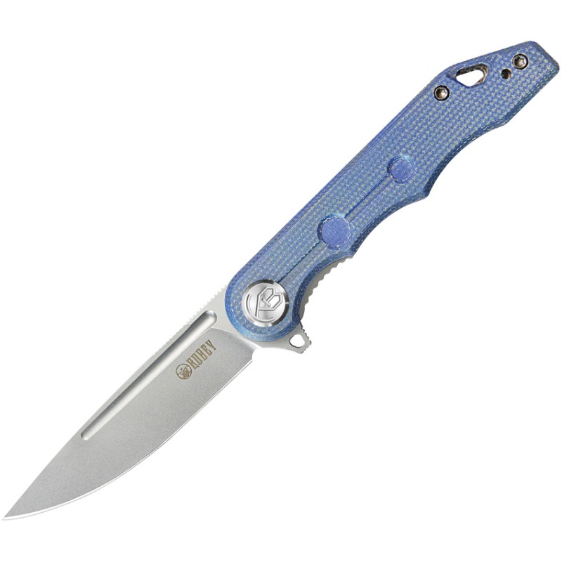 Mizo Linerlock Blue Micarta